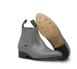 Botines Charros Para Hombre Color Gris