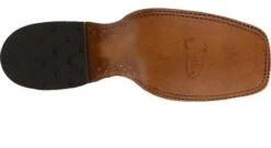 Justin Men's Pascoe Kango Brown Full Quill Ostrich Wide Square Toe Exotic Cowboy Boots -HerraduraDeOro 000000 WE 0000000000000000000000000000