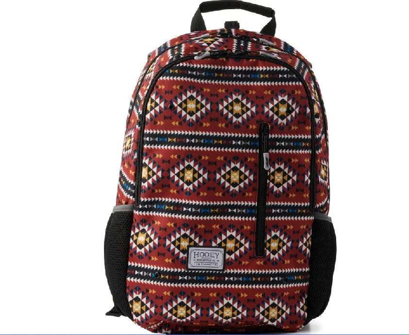 Hooey Rockstar Red And Black Aztec Backpack 1 Hooey Rockstar Red And Black Aztec Backpack