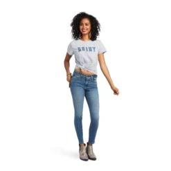 ARIAT REAL KINSHIP PEACH BLOSSOM LADIES TEE