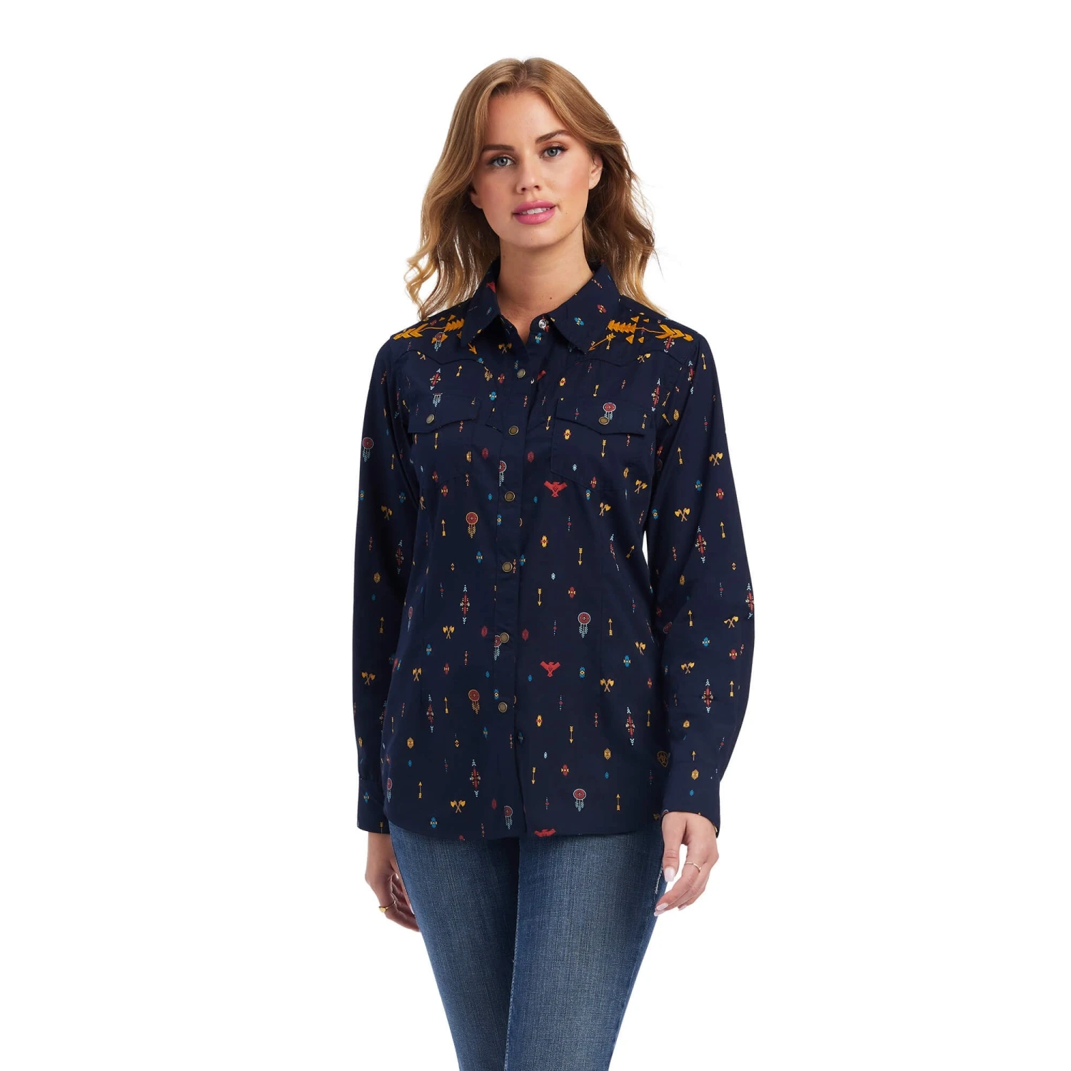 ARIAT Women's Real Dakota Snap Shirt 3 ARIAT Women's Real Dakota Snap Shirt - Image 3