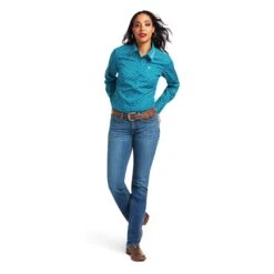 ARIAT TEAM LOGO STRETCH KIRBY ARIEL LADIES SHIRT 6 ARIAT TEAM LOGO STRETCH KIRBY ARIEL LADIES SHIRT -HerraduraDeOro 000000 WE 0000000000000 e88cb38f c7a3 495b bf65 cb48e7648b85