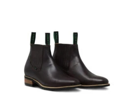 Botine Charros Para Adulto En Color Oil Negro