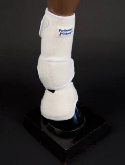 White Tough-1 Combo Boots MEDIUM. CANILLERAS DE CABALLO BOTA Y CAMPANA JUNTAS