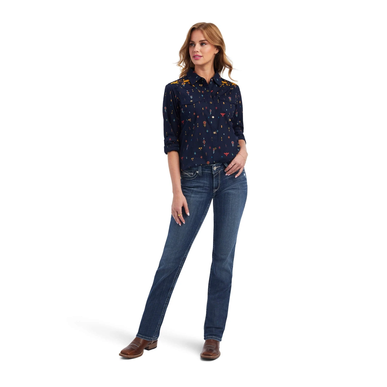 ARIAT Women's Real Dakota Snap Shirt 1 ARIAT Women's Real Dakota Snap Shirt