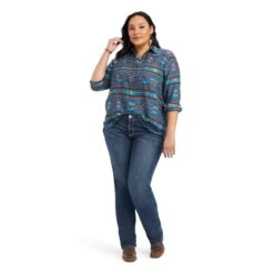 Women's Ariat REAL Billie Rae Shirt * FREE ARIAT LEOPARD PRINT BROWN BANDANA WITH A PURCHASING * -HerraduraDeOro 00000WE20 1 7ccf4c05 6a2d 4bb1 849f bffc95f0780e