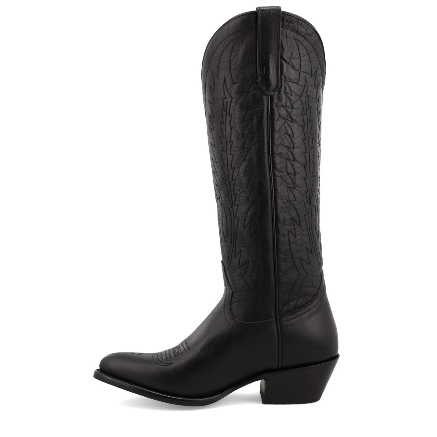 BLACK STAR WOMEN'S EDEN STITCHED ONYX WESTERN BOOT - POINTED TOE 2 BLACK STAR WOMEN'S EDEN STITCHED ONYX WESTERN BOOT - POINTED TOE - Image 2