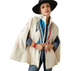 Ariat Women's Chimayo Southwestern Print Cape Coat -HerraduraDeOro 00000WE22 1 b0856f2a 33ce 486c 97ac 1a3c46947b97