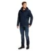 Ariat® Men's Coastal H2O Navy Blue Waterproof Hooded Jacket 10030340