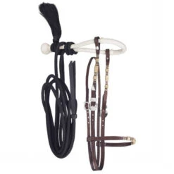 Tough-1 ROYAL KING BROW BAND HEADSTALL BOSAL/MECATE SET -HerraduraDeOro 00000WE 12 bc1caa50 4b32 4fbc 9ce9 0b88119c4d43