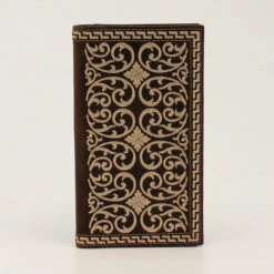 Rodeo Wallet W Cream Embroidered Stitching - N500024002