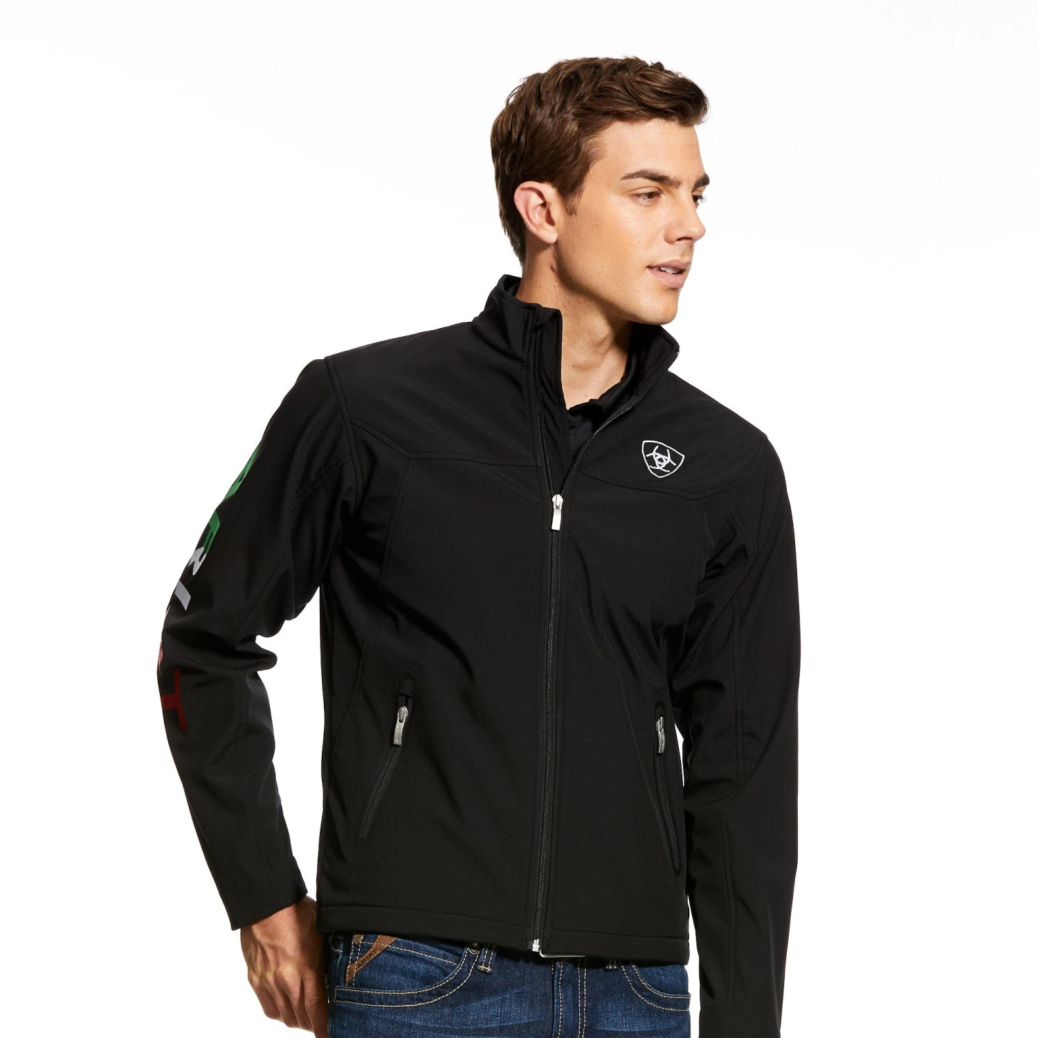 MEN'S New Team Softshell MEXICO Water Resistant Jacket 5 MEN'S New Team Softshell MEXICO Water Resistant Jacket - Image 5
