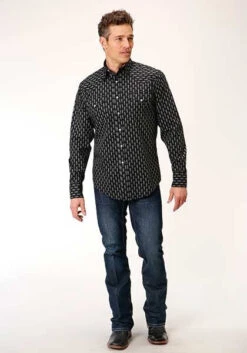 Roper Men's Western Men Shirt L/S West Made Collection 03-001-0064-0773