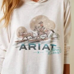 LADIES ARIAT SURFING LONGHORN WESTERN ALOHA SHIRT 10044958 *FREE SHIPPING* -HerraduraDeOro 11 3b267127 6ed7 4e3f 99c6 f56dcb6df9cb
