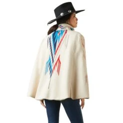 Ariat Women's Chimayo Southwestern Print Cape Coat -HerraduraDeOro 1 1Untitled 4b825643 05d3 48c1 9caf de1e8536da15