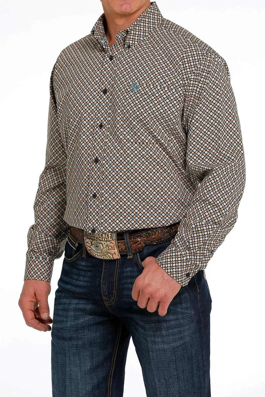 CINCH NAVY BLUE MULTI COLOR PRINT - MENS SHIRT - MTW1105471 3 CINCH NAVY BLUE MULTI COLOR PRINT - MENS SHIRT - MTW1105471 - Image 3
