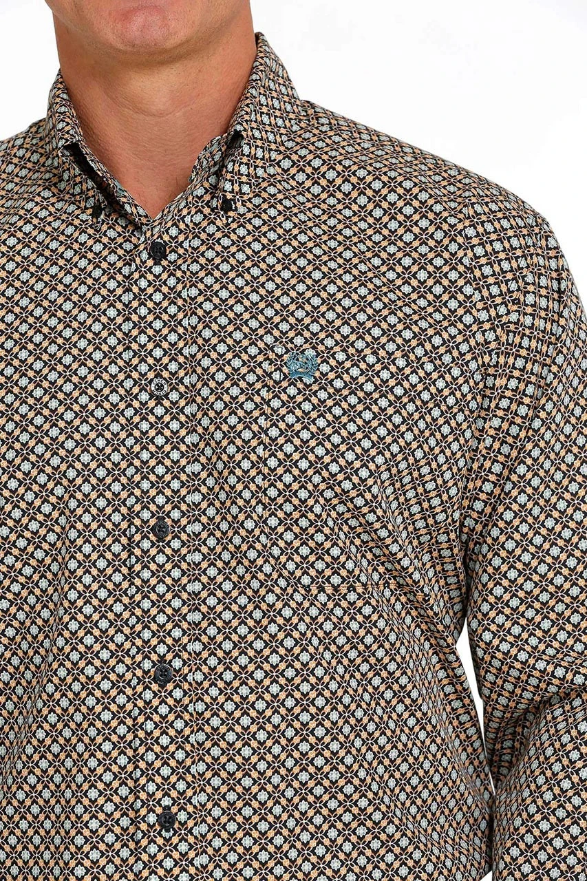 CINCH NAVY BLUE MULTI COLOR PRINT - MENS SHIRT - MTW1105471 2 CINCH NAVY BLUE MULTI COLOR PRINT - MENS SHIRT - MTW1105471 - Image 2