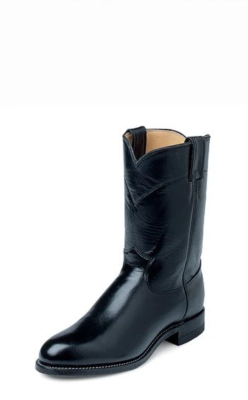 BLACK JUSTIN ROPER BOOTS 1 BLACK JUSTIN ROPER BOOTS