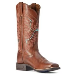 ARIAT WOMEN'S ROCKDALE SHOCK SHIELD PERFORMANCE WESTERN BOOTS - BROAD SQUARE TOE *FREE SHIPPING* -HerraduraDeOro 3 10ab0393 64ea 4d6a a32d b4334b58bc0e