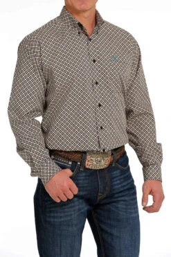 CINCH NAVY BLUE MULTI COLOR PRINT - MENS SHIRT - MTW1105471