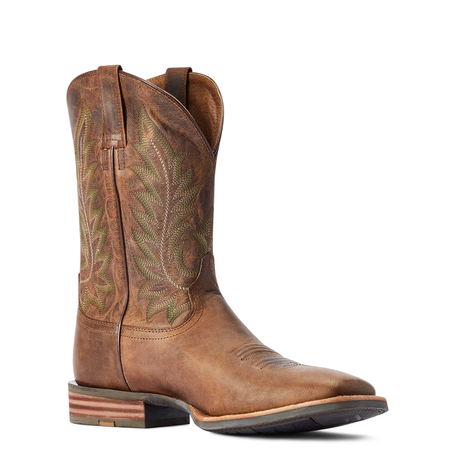 ARIAT MEN'S RIDIN' HIGH WESTERN BOOTS - BROAD SQUARE TOE * GIFT WITH PURCHASE * FREE ARIAT T-SHIRT * *FREE SHIPPING* 4 ARIAT MEN'S RIDIN' HIGH WESTERN BOOTS - BROAD SQUARE TOE * GIFT WITH PURCHASE * FREE ARIAT T-SHIRT * *FREE SHIPPING* - Image 4