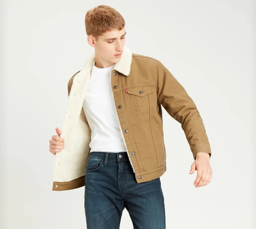 Men's Levi's® Sherpa-Lined Trucker Jacket 1 Men's Levi's® Sherpa-Lined Trucker Jacket