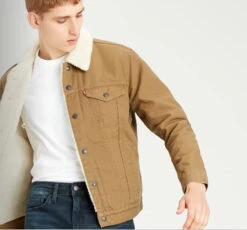 Men's Levi's® Sherpa-Lined Trucker Jacket 6 Men's Levi's® Sherpa-Lined Trucker Jacket -HerraduraDeOro 501 3