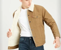 Men's Levi's® Sherpa-Lined Trucker Jacket 7 Men's Levi's® Sherpa-Lined Trucker Jacket -HerraduraDeOro 501 4