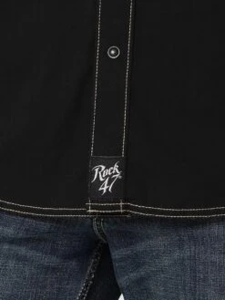 MENS ROCK 47 LONG SLEEVE SOLID SHIRT:BLACK EMBER 9 MENS ROCK 47 LONG SLEEVE SOLID SHIRT:BLACK EMBER -HerraduraDeOro 5 69e3fb00 1773 4376 96e1 1661e47d12a7