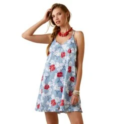 Western Aloha Dress Ariat -HerraduraDeOro 8 1