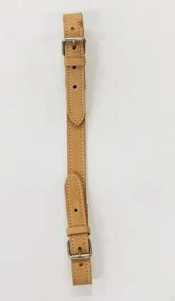 BAJADOR CAFE BAJITO PARA MONTURA CHARRA. LIGHT TAN TIEDOWN STRAP FOR CHARRO SADDLE