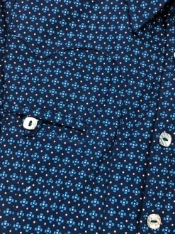 CAMISOLA CHARRA AZUL DE HOMBRE -HerraduraDeOro BLUE CHARRO SHIRT 4 05 13 2019