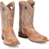 JUSTIN MEN'S BENT RAIL COWBOY BOOTS - SQUARE TOE * FREE SHIPPING* * GIFT WITH PURCHASE * FREE T-SHIRT *