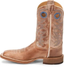 JUSTIN MEN'S BENT RAIL COWBOY BOOTS - SQUARE TOE * FREE SHIPPING* * GIFT WITH PURCHASE * FREE T-SHIRT * -HerraduraDeOro CAD 4