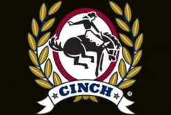 MENS NAVY AND RED GEOMETRIC PRINT BUTTON-DOWN WESTERN SHIR -HerraduraDeOro CINCHLOGO01 16 2020