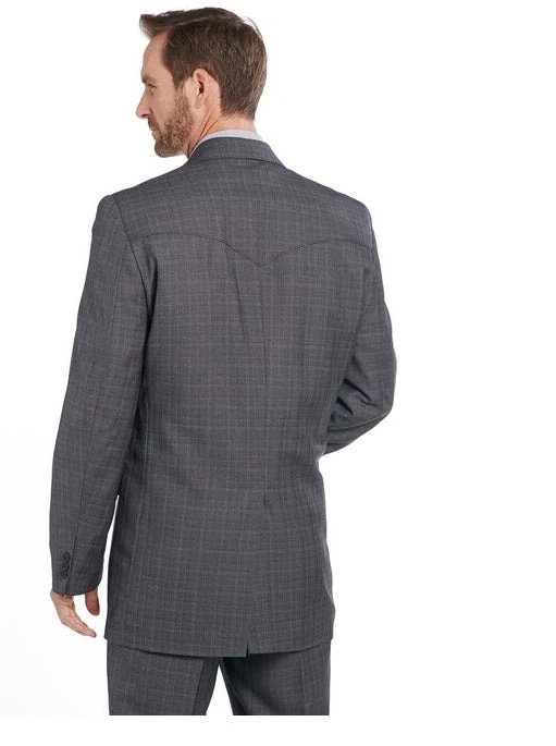 ZACO VAQUERO GRIS. CIRCLE S WESTERN MENS HOUSTON SPORT COAT 2 ZACO VAQUERO GRIS. CIRCLE S WESTERN MENS HOUSTON SPORT COAT - Image 2