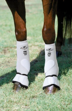 CANILLERAS DE CABALLO BLANCAS PROFESSIONAL CHOICE. WHITE SMB COMBO BOOTS