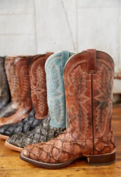 MEN'S Airat Brown Big Bass Deep Water Western Boot -HerraduraDeOro FISH 5 F19 MNS WEST Couto 10029609 side