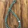RIENDAS CHARRAS VERDE CON BLANCO. GREEN AND WHITE CHARRO HORSE REINS