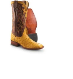 AQHA FULL QUILL MENS LIFESTYLE COLLECTION JUSTIN SUNSET COLOR BOOTS