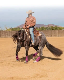 CANILLERAS DE CABALLO BLANCAS PROFESSIONAL CHOICE. WHITE SMB COMBO BOOTS -HerraduraDeOro PC 2