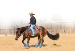 CANILLERAS DE CABALLO BLANCAS PROFESSIONAL CHOICE. WHITE SMB COMBO BOOTS -HerraduraDeOro PC 21