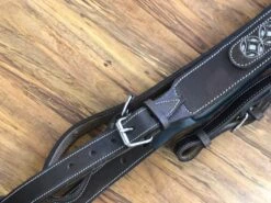 PRECHO PRETAL CHARRO DE VAQUETA PARA CABALLO. RICH BROWN CHARRO BREAST COLLAR -HerraduraDeOro PECHO CAFE 11 06 29 2019