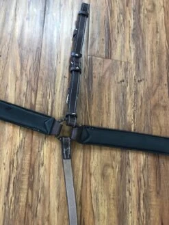 PRECHO PRETAL CHARRO DE VAQUETA PARA CABALLO. RICH BROWN CHARRO BREAST COLLAR -HerraduraDeOro PECHO CAFE 8 06 29 2019