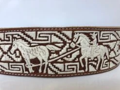 HAND MADE PITEADO BELT. CINTO DE PITA CON LAS SUERTE CHARRAS -HerraduraDeOro PITA BELT 10 02 19 2019