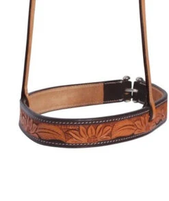 BOSAL DE DE TEAM ROPING CON CINCELADO. PROFESSIONAL CHOICE SUNFLOWER TIEDOWN NOSEBAND -HerraduraDeOro PROCHOICE 5 09 15 2019