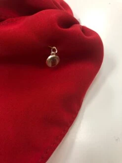 MOŇO DE CHARRO DE SEDA DE COLOR ROJO. GORGEOUS RED SILK CHARRO TIE -HerraduraDeOro RED 2 05 12 2019