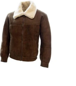 Men's Jacket Coat Sheepskin Real Leather Sheep Fur Color Brown Western Style 7 Men's Jacket Coat Sheepskin Real Leather Sheep Fur Color Brown Western Style -HerraduraDeOro WhiteDiamondsBoots2
