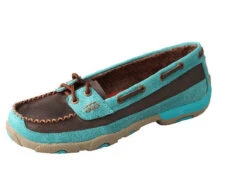 WOMEN 'S DRIVING MOCCAINS BROWN & TURQUOISE
