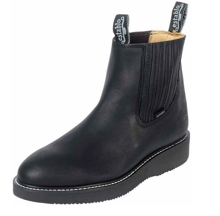 BOTINE ESTABLO MENS BLACK WORK BOOT 1 BOTINE ESTABLO MENS BLACK WORK BOOT